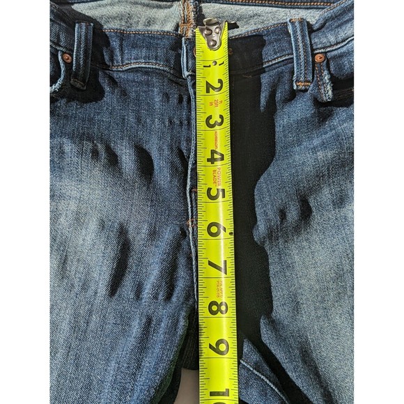 J Brand Jeans Womens 28 Medium Wash Mid Rise Capri Skinny in Misfit Denim Frayed - Picture 9 of 13